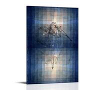 Dance of Moth By Paul Klee Painter Artwork Poster Wall Art Scroll Canvas Painting Picture Living Room Decor Home 08x12inch(20x30cm)