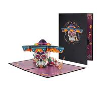 Dance Of Spirits Sugar Skull Celebration Pop Up Card
