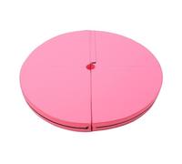 Dance Pole Mat PVC 120x10cm 150x10cm Pole Dance Mat Indoor Yoga Mats Gym Fitness Equipment Women Training Round Folding Protect Pad for Safe Dancing, Exercise(150x10cm pink)