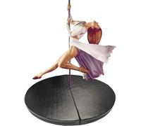 Dance Pole Permanent Ceiling Mount Commercial Fitness Stripper Pole，Pole Dance Mat,Static Dance Pole Crash Mat for Gymnastics, Yoga & Fitness - 1.2in/2in/4in Thick Safety Mat for Pole Dancin