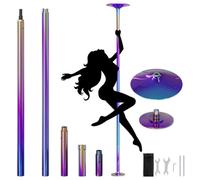 Dance Pole Suction Cup Installation Pole for Pole Dancing Not Easily Discolored Dancing Pole for Home Family Fitness,E