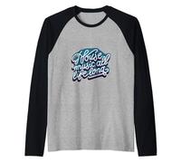 Dance Rave Festival Party House Music All Life Long Raglan Baseball Tee