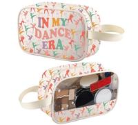 Dance Recital Gift Ballet Dance Clear Makeup Bag Dancing Lover Gift Teacher Dancer Travel Toiletry Bag Organizer Pouch Cosmetic Bag (dance tm)
