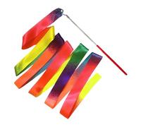 Dance Ribbons, Gradient Color Visual Flow, 1 Piece, Gymnastics Ribbon, Dance Streamers, Handheld Movement Training, For Preschool Music Class Stage Parade Activity