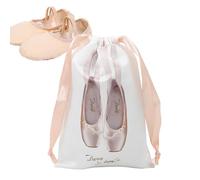 Dance Shoe Bag - Dust Proof Pouch for Dancers | Smooth Satin Fabric with Drawstring Closure, Storage Bag for Ballet, Lightweight Protection Case, Backstage Accessories for Gym Classes