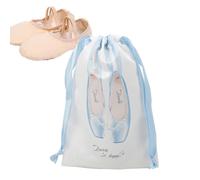Dance Shoe Bag - Dust Proof Pouch for Dancers | Smooth Satin Fabric with Drawstring Closure, Storage Bag for Ballet, Lightweight Protection Case, Backstage Accessories for Gym Classes
