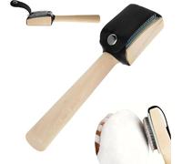 Dance Shoe Brush for Roughening Leather Soles - Professional Wooden Handle Scratch Brush with Protective Case, Perfect for Ballroom, Latin