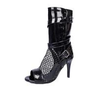 Dance Shoes For Women, Elegant Open Toe Platform High Heel Sandals With Mesh Weave Design For Evening Party And Wedding Events