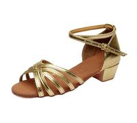 Dance Shoes Heels - Open Toe Sandals For Women Elegant Fish Mouth Block Heel Sandals With Adjustable Buckles Non-Slip Ballroom Salsa Chacha Social Performance Dance Women'S Latin Dance Shoes