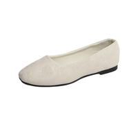 Dance Shoes Women's Latin Flat Comfortable Sandals Women's Chic Driving Flat Shoes Breathable Loafers Lightweight Outdoor Sandals Leisure Women's Shoes Lightweight Sandals Classic Pumps, beige, 10 UK