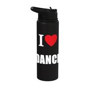 Dance Studio Dancing Dancers and Teachers Students Stainless Steel Insulated Water Bottle