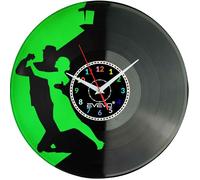 DANCE TANGO ARGENTINO WALL CLOCK FLUORESCENTIVE BACKGROUND VINYL BOARD GIFT GIFT SOUVENIR F0076