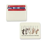 Dance Teacher Card Holder Ballet Teachers Appreciation Gift Dance Recital -Teach Love Inspire-Dancing Coach Gift (Dance Teach Wallet)