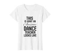 Dance Teacher Choreographer Instructor Coach Value Graphic T-Shirt, Women, White, S