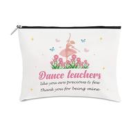 Dance Teacher Gifts for Women Dance Bags for Girls Best Teacher Gift Small Gifts for Teachers Dancer Bag Dancing Girls Cosmetic Bag Thank You Gift for Dancer Teachers Christmas Birthday Present