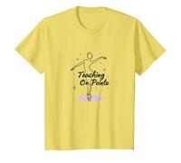 Dance Teacher Teaching On Pointe Ballet Instructor Gift T-Shirt, Kids, Lemon, 10 Years