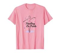 Dance Teacher Teaching On Pointe Ballet Instructor Gift T-Shirt, Men, Pink, XL
