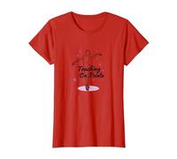 Dance Teacher Teaching On Pointe Ballet Instructor Gift T-Shirt, Women, Red, M