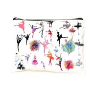 Dance Themed Gifts You Are The Dancing Queen Makeup Bag, Birthday Party Decorations Gifts For Music Lovers Women Her Mamma-Bag Stuff Musical Comedy Gift, White