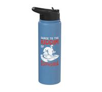 Dance to The Riddim of Euphoria Riddim EDM Lover Stainless Steel Insulated Water Bottle