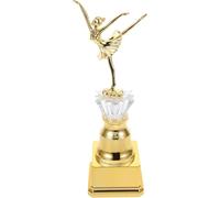 Dance Trophy Cup 32cm Gold Plastic Award for Ballet Competitions, Sports Recognition & Participation Souvenir