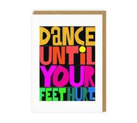 Dance Until Your Feet Hurt Greeting Card
