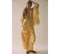 Dance With Me Sheer Poncho Jacket at Free People in Peach - female