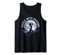 Dance with Shadows Full Moon Gothic Night Art Shirt Tank Top