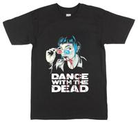 Dance with The Dead T Shirt Graphic Top Printed Tee Mens Shirt BlackXL