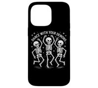Dance With Your Demons Skeleton Party Case for iPhone 14 Pro Max