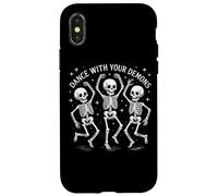Dance With Your Demons Skeleton Party Case for iPhone X/XS