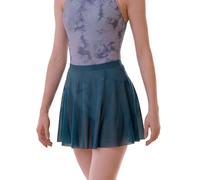 DanceDaily Adult Ballet Dance Skirt Women Soft Mesh Dance Skirts Pull on Elastic Waist Ballerina Clothing