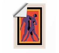 Dancefloor Embrace Modern Unframed Wall Art Print A4 (29.7×21cm), Wall Decor for Living Room, Bedroom, Office & Home, Art Gift