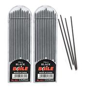 dancepandas 2Pcs Pen Refills Lead,Solid Carpenters Pencil Refills Replacement,Deep Hole Marker,Waterproof Pencil Lead Refills for Woodwork Construction Building