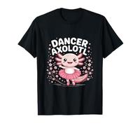 Dancer Axolotl in Pink Tutu Ballet Cute Amphibian T-Shirt