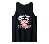 Dancer Axolotl in Pink Tutu Ballet Cute Amphibian Tank Top