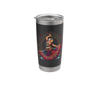 Dancer Classical Dance Indian Kathak Student Women Girls Stainless Steel Insulated Tumbler