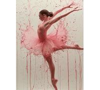 Dancer Diamond Art Ballet Diamond Painting Kits for Adults 5D DIY Full Square Drill Cross Stitch Kits for Adults Arts and Crafts for Home Bedroom Decor, Room Decor, Gifts for Women 50*70CM -yym2507MY
