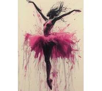 Dancer Diamond Art, Pattern Woman Diamond Painting Kits for Adults 5D DIY Full Square Drill Gem Crystal Art Kits Crafts for Adults, Home Bedroom Decor, Room Decor, Gifts for Women 50*70CM -bby2507RL
