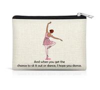 Dancer Gifts Dance Lover Gift Coin Purse Ballet Jazz Hip Hop Latin Dancers Gift Inspirational Dancer Gifts for Girls Friends Sister Christmas Birthday Graduation Present for Dance Teams Coin Pouch