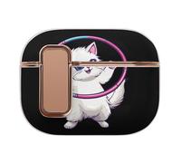 Dancer Hula-Hooper Cat Printed Case Compatible for Airpods Pro 2 Earbud Cases Earphone Protective Covers