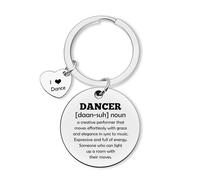 Dancer Keyring Dance Lovers Encouragement Present Friends Sister Ballet Jazz Hip Hop Latin Dancer Gift Dance Teams Inspirational Gifts Teacher Recital Gifts Birthday Gift