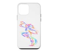 Dancer Line Art Colorful Electric Dance Motion Graphic Case for iPhone 12 mini