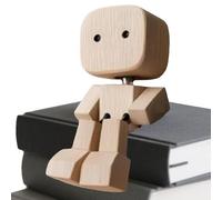 Dancer Man Figurine - Male Table Decoration | Funny Decorative Wooden Figurine for Living Room Bookshelf Desk Library Display Case Car Desk Bedroom