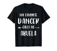 Dancer My Favorite Dancer Calls Me Abuela Vintage Xmas T-Shirt