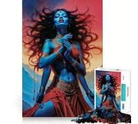 Dancer of The Void Divine Kali Jigsaw Puzzle1000 Pieces Brain Think Stress Relief Play Fun Challenge Art Display (50x75cm)