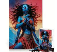 Dancer of The Void Divine Kali Jigsaw Puzzle1000 Pieces Brain Think Stress Relief Play Fun Challenge Art Display (50x75cm)