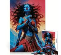 Dancer of The Void Divine Kali Jigsaw Puzzle1000 Pieces Brain Think Stress Relief Play Fun Challenge Art Display (38x26cm)