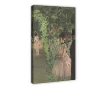 Dancers Backstage by Edgar Degas Poster for Room Aesthetics Canvas Wall Art Poster And Print Frame 12x18inch