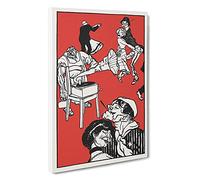 Dancers By Moriz Jung Canvas Print for Living Room Bedroom Home Office Décor, Wall Art Picture Ready to Hang, 30 x 20 Inch (76 x 50 cm)